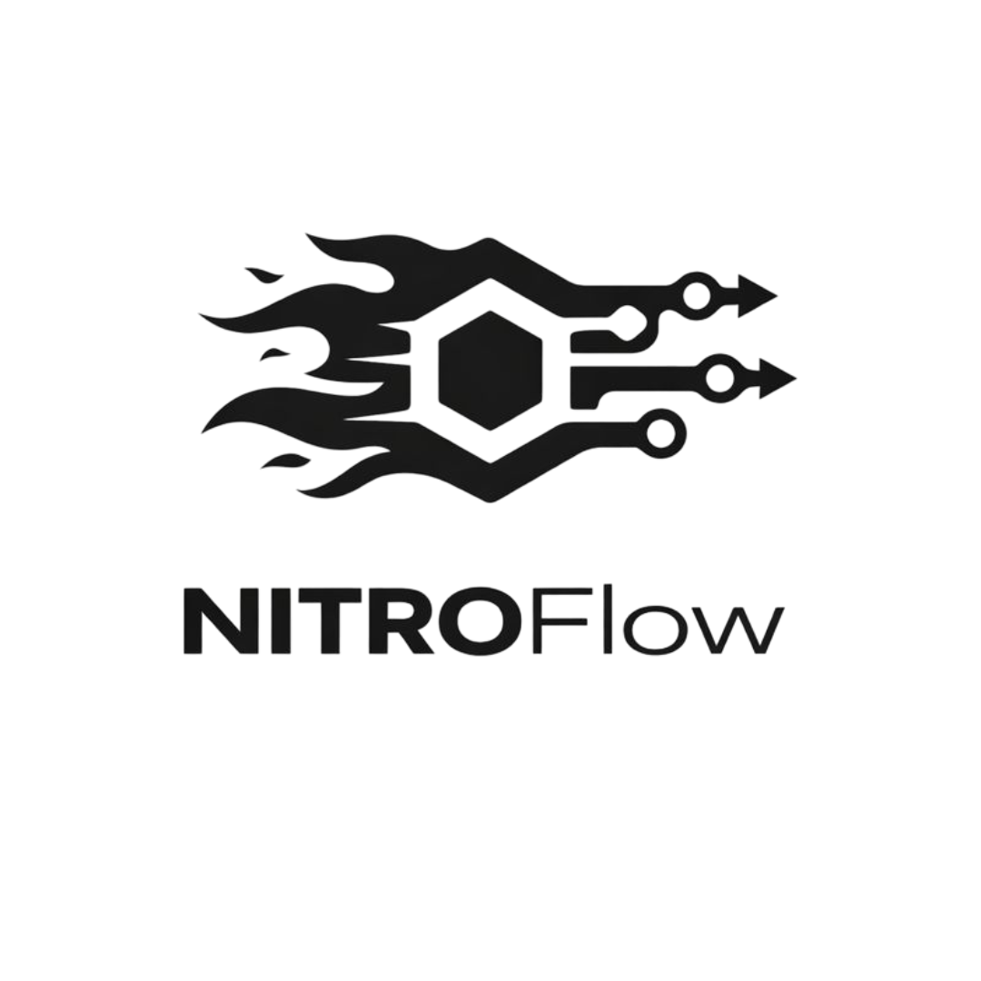 NitroFlow logo in black